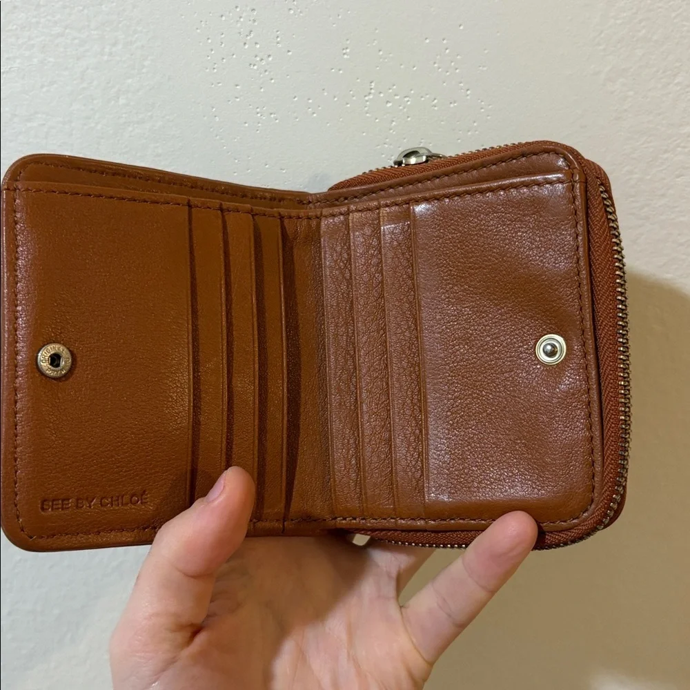 See By Chloe Tan Leather Wallet‎